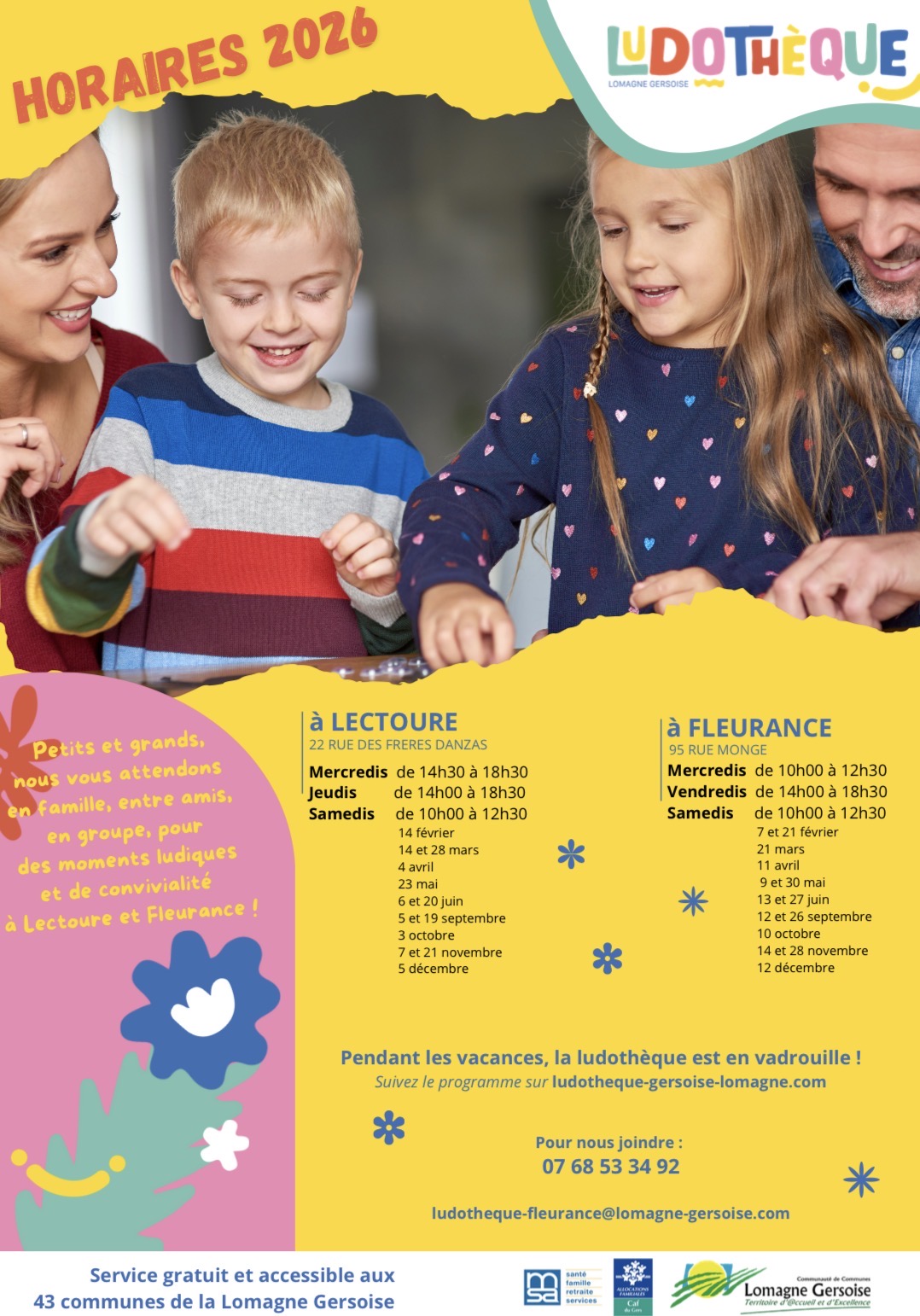 Ludothèque vacances février