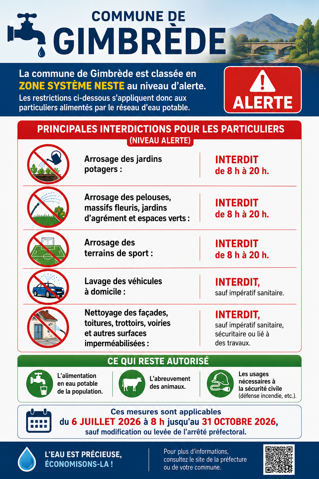 restriction au potable 3 07 26