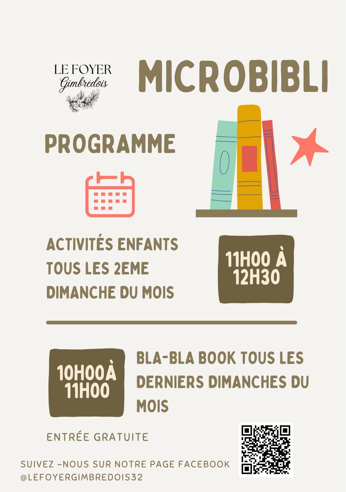 activités et BLA BLA BOOK